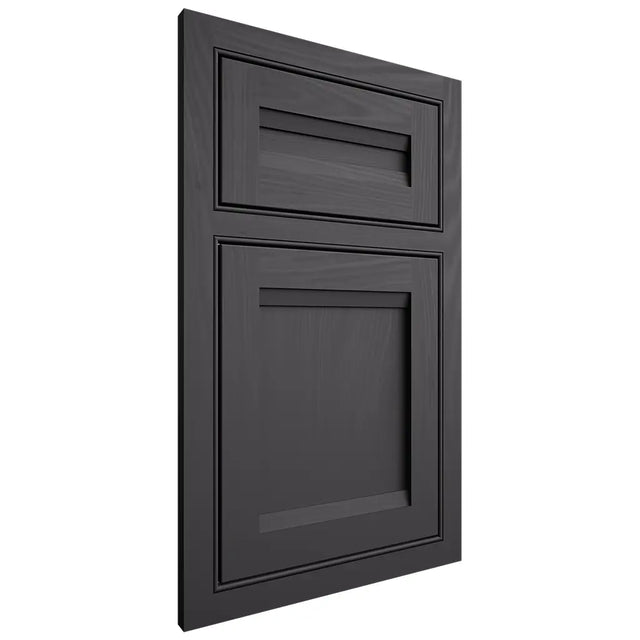 Shiloh Cabinetry Beaded Inset Somerset Poplar Plain Cut Cadet Door