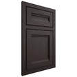 Shiloh Cabinetry Beaded Inset Somerset Poplar Plain Cut Carbon Door