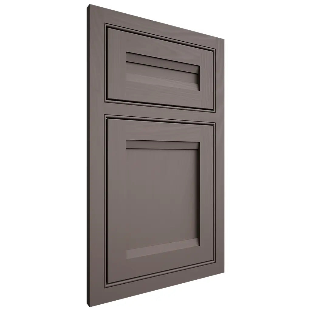 Shiloh Cabinetry Beaded Inset Somerset Poplar Plain Cut Heatherstone Door