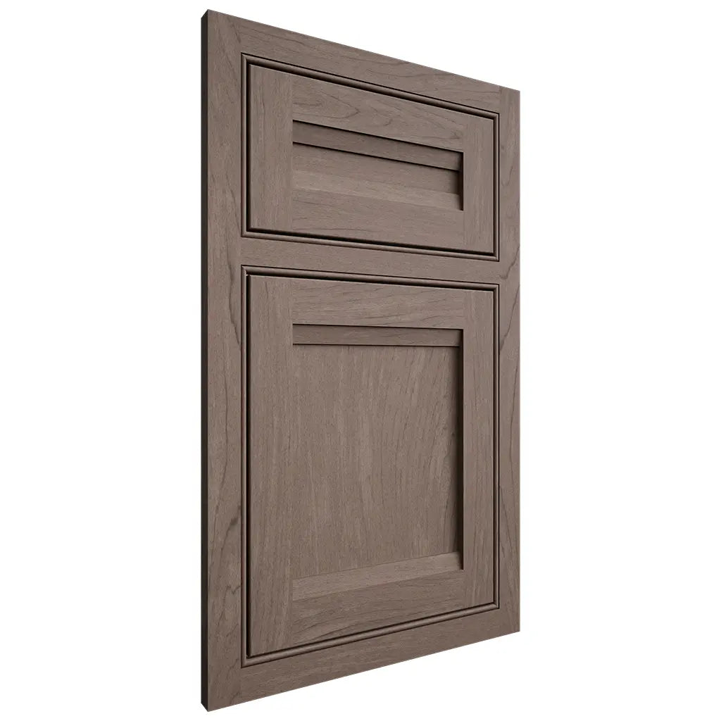 Shiloh Cabinetry Beaded Inset Somerset Poplar Plain Cut River Rock Door