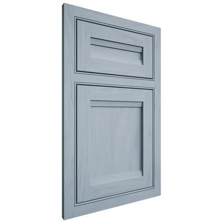 Shiloh Cabinetry Beaded Inset Somerset Poplar Plain Cut Sky Door