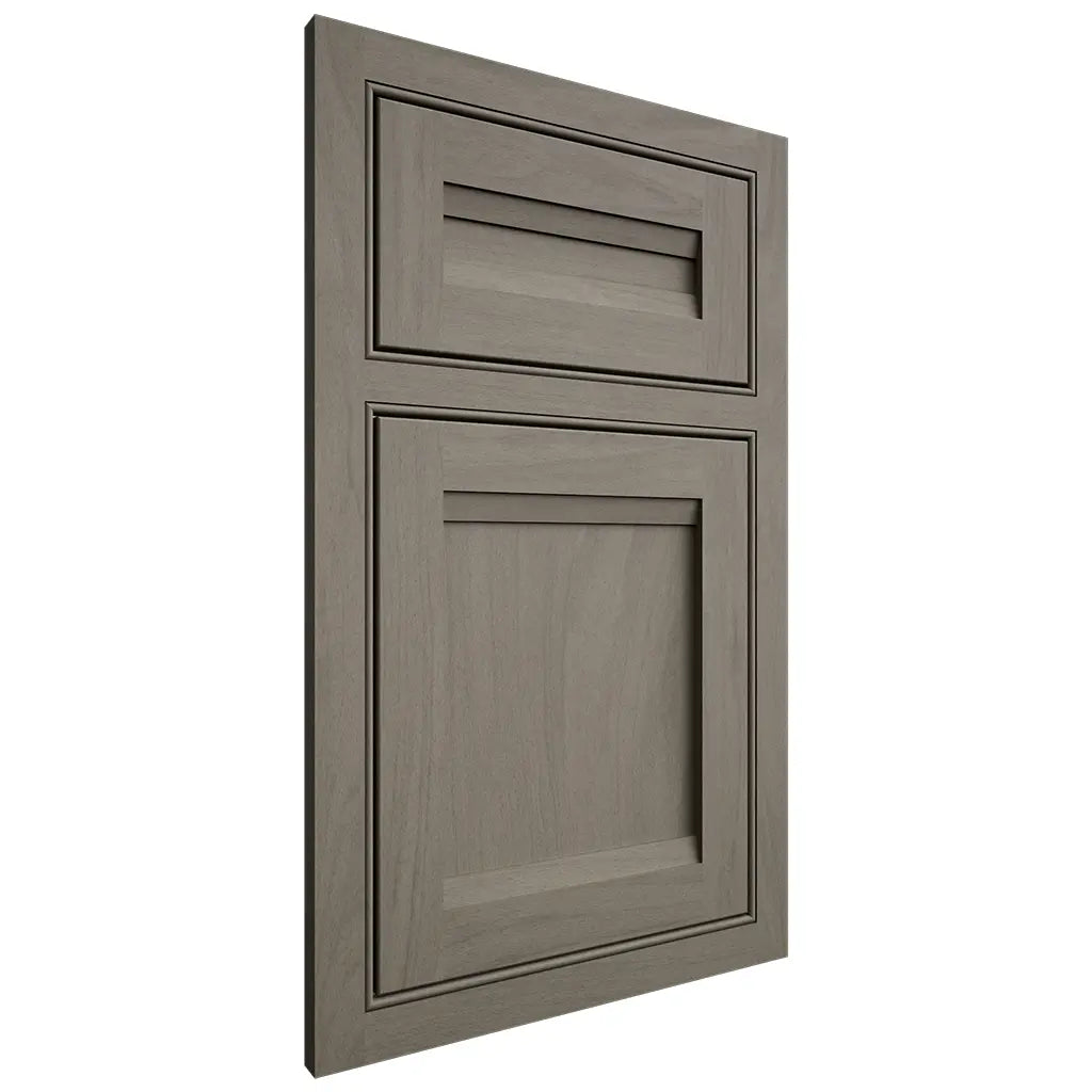Shiloh Cabinetry Beaded Inset Somerset Poplar Plain Cut Thyme Door