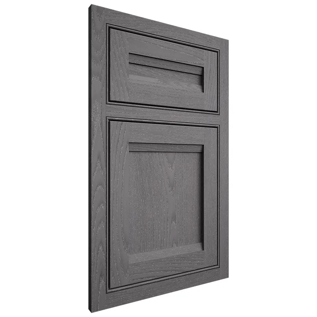 Shiloh Cabinetry Beaded Inset Somerset Red Oak Plain Cut Cadet Door