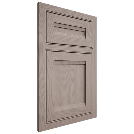 Shiloh Cabinetry Beaded Inset Somerset Red Oak Plain Cut Sterling Door