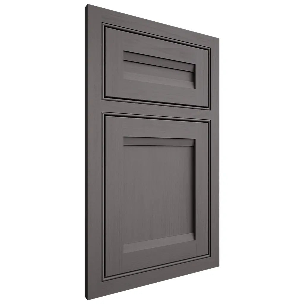 Shiloh Cabinetry Beaded Inset Somerset Walnut Plain Cut Cadet Door
