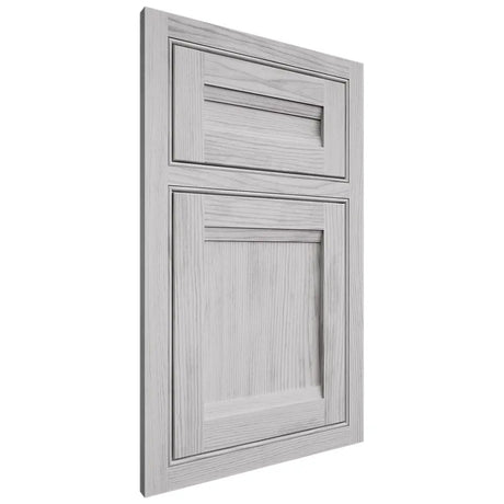 Shiloh Cabinetry Beaded Inset Somerset Walnut Plain Cut Stratus Door