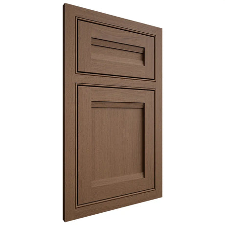 Shiloh Cabinetry Beaded Inset Somerset White Oak Plain Cut Autumn Door