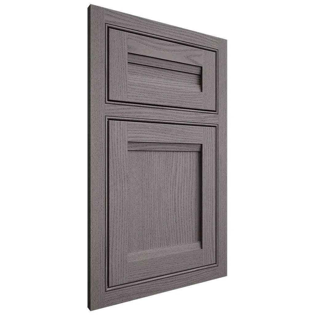 Shiloh Cabinetry Beaded Inset Somerset White Oak Plain Cut Flagstone Door