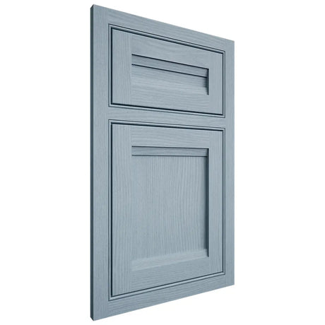 Shiloh Cabinetry Beaded Inset Somerset White Oak Plain Cut Sky Door