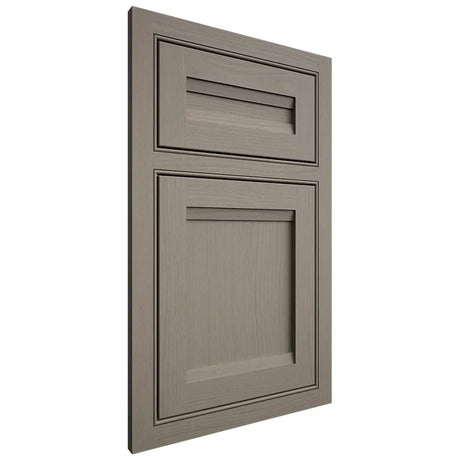 Shiloh Cabinetry Beaded Inset Somerset White Oak Plain Cut Thyme Door