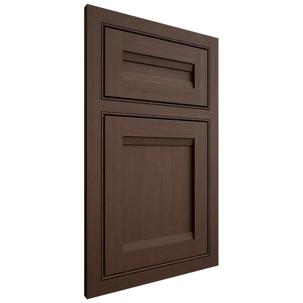 Shiloh Cabinetry Beaded Inset Somerset White Oak Quarter Sawn Braun Door