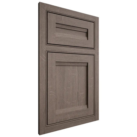 Shiloh Cabinetry Beaded Inset Somerset White Oak Quarter Sawn Clay Door