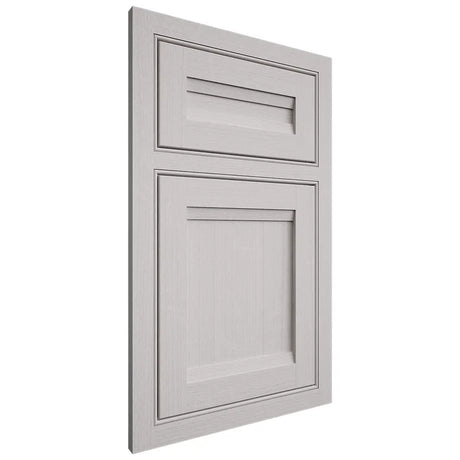 Shiloh Cabinetry Beaded Inset Somerset White Oak Quarter Sawn Cotton Door