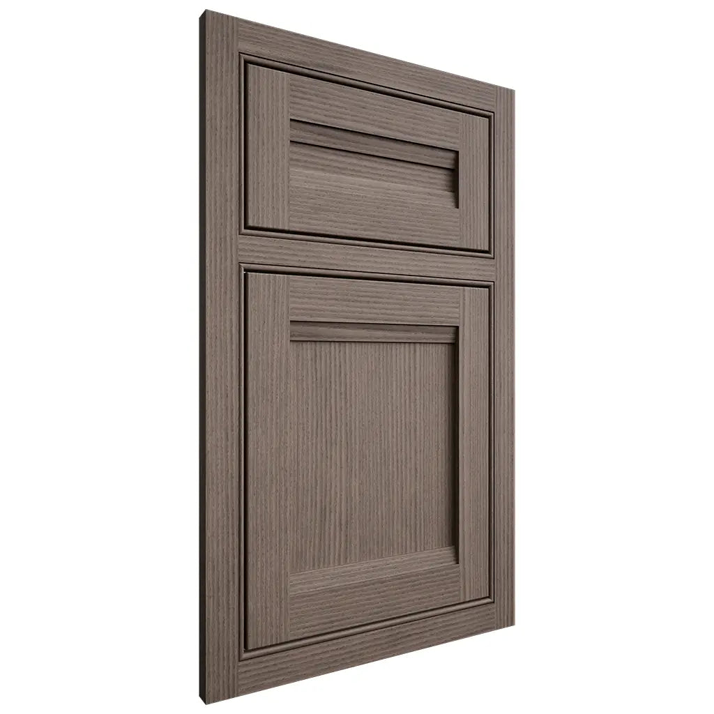 Shiloh Cabinetry Beaded Inset Somerset White Oak Rift Cut Clay Door