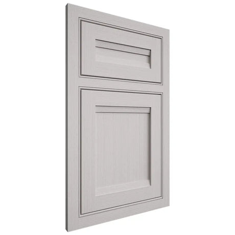 Shiloh Cabinetry Beaded Inset Somerset White Oak Rift Cut Cotton Door