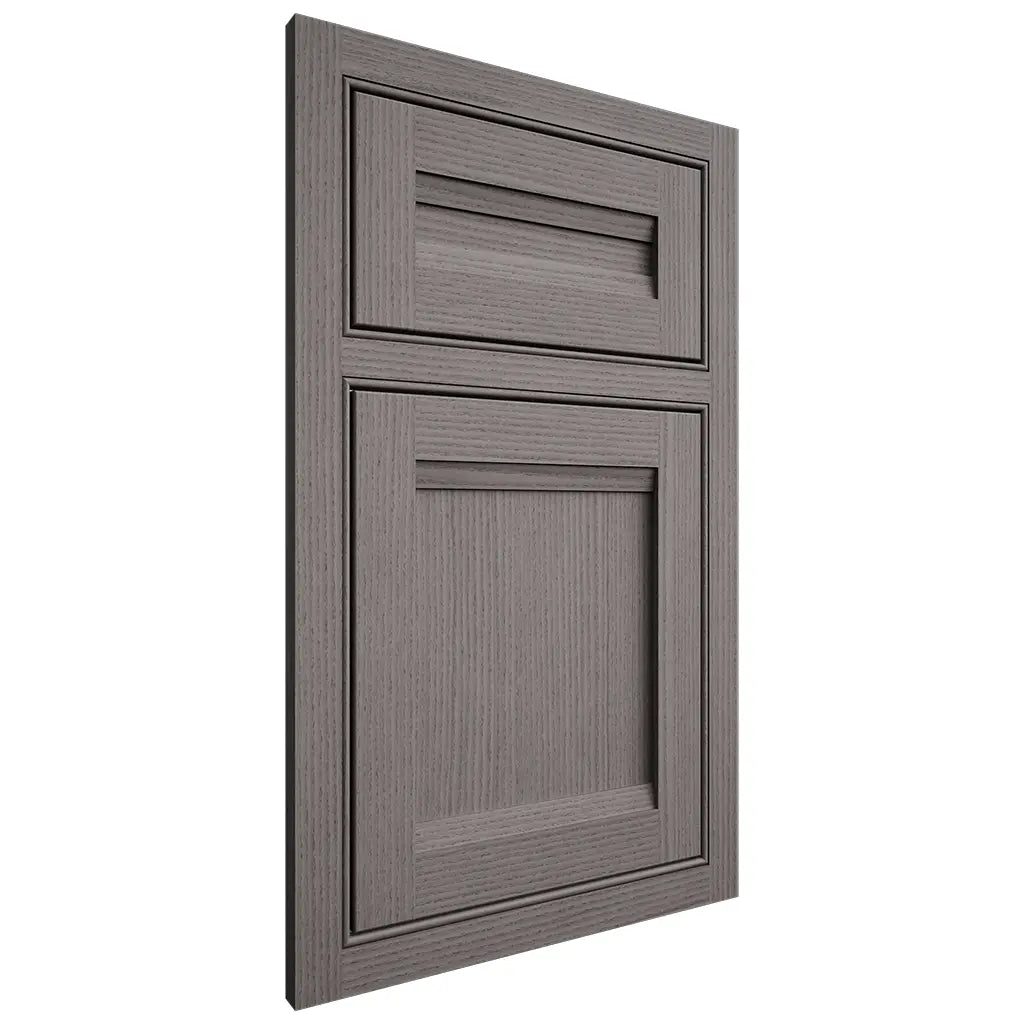 Shiloh Cabinetry Beaded Inset Somerset White Oak Rift Cut Flagstone Door