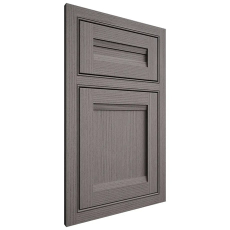Shiloh Cabinetry Beaded Inset Somerset White Oak Rift Cut Flagstone Door