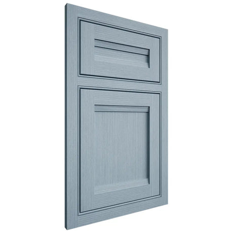 Shiloh Cabinetry Beaded Inset Somerset White Oak Rift Cut Sky Door