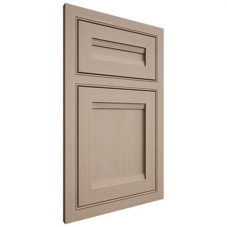 Shiloh Cabinetry Beaded Inset Somerset White Oak Rift Cut Straw Door