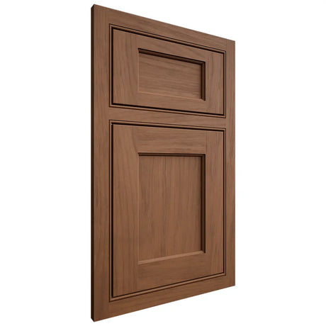 Shiloh Cabinetry Beaded Inset Square Flat Alder Plain Cut Cola Door