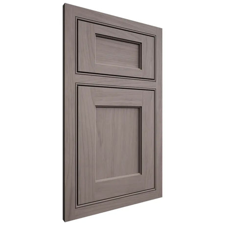 Shiloh Cabinetry Beaded Inset Square Flat Alder Plain Cut Stonehenge Door