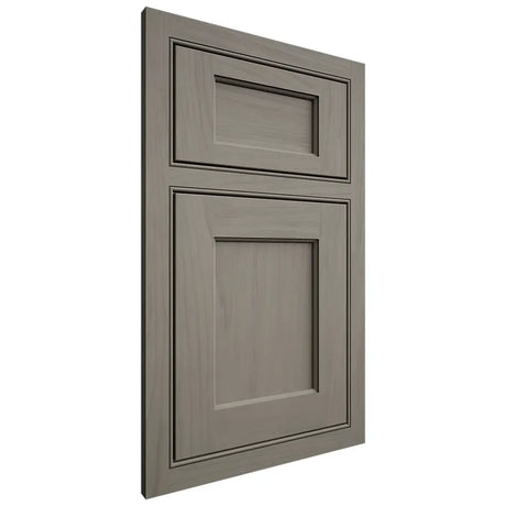 Shiloh Cabinetry Beaded Inset Square Flat Alder Plain Cut Thyme Door