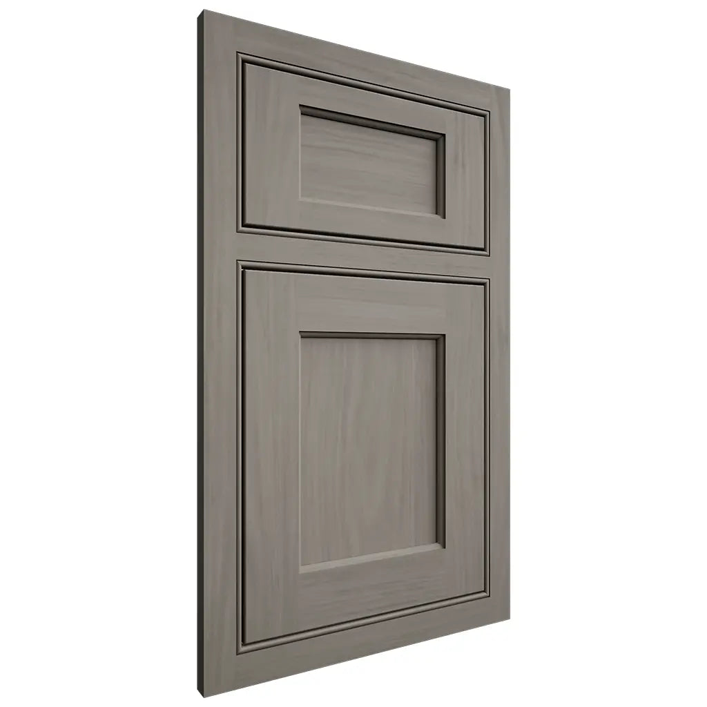 Shiloh Cabinetry Beaded Inset Square Flat Cherry Plain Cut Thyme Door
