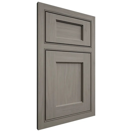 Shiloh Cabinetry Beaded Inset Square Flat Cherry Plain Cut Thyme Door