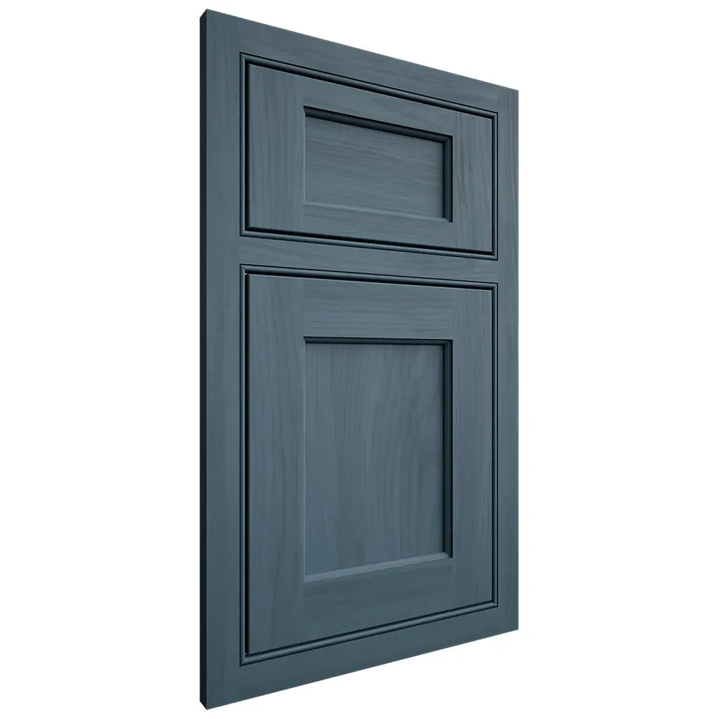 Shiloh Cabinetry Beaded Inset Square Flat Hickory Plain Cut Hudson Door