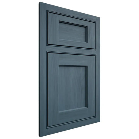 Shiloh Cabinetry Beaded Inset Square Flat Hickory Plain Cut Hudson Door