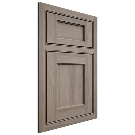 Shiloh Cabinetry Beaded Inset Square Flat Hickory Plain Cut Sterling Door