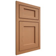 Shiloh Cabinetry Beaded Inset Square Flat Maple Plain Cut Cashmere Door