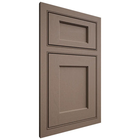 Shiloh Cabinetry Beaded Inset Square Flat Maple Plain Cut Rockbridge Door