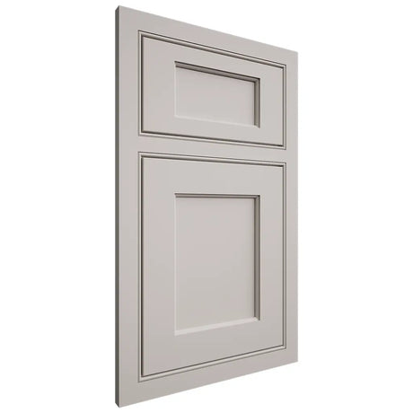 Shiloh Cabinetry Beaded Inset Square Flat Paintable Amazing Gray Door