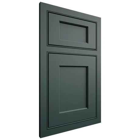 Shiloh Cabinetry Beaded Inset Square Flat Paintable Billiard Green Door