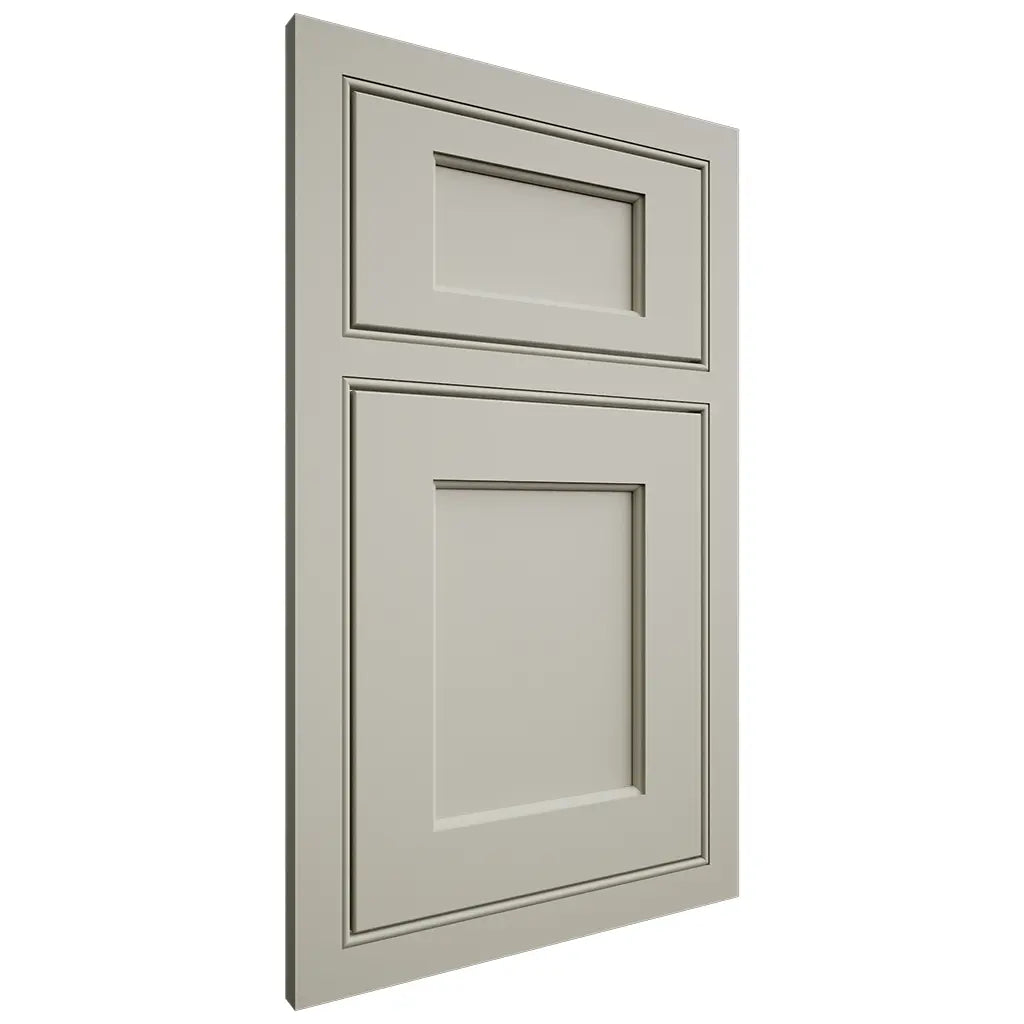 Shiloh Cabinetry Beaded Inset Square Flat Paintable Clary Sage Door