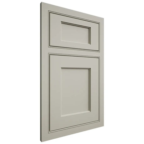 Shiloh Cabinetry Beaded Inset Square Flat Paintable Clary Sage Door