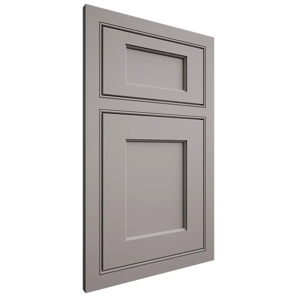 Shiloh Cabinetry Beaded Inset Square Flat Paintable Dovetail Gray Door