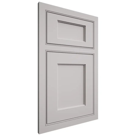 Shiloh Cabinetry Beaded Inset Square Flat Paintable Light French Gray Door