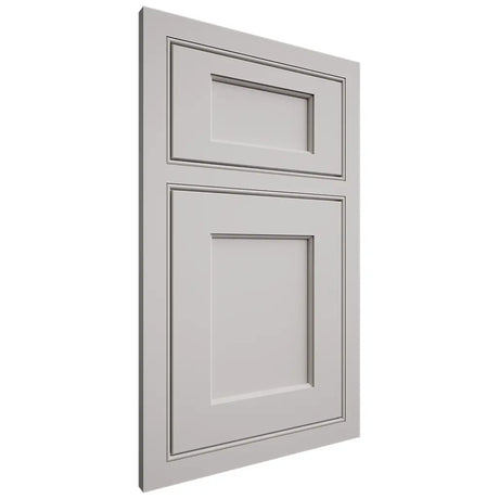 Shiloh Cabinetry Beaded Inset Square Flat Paintable Mindful Gray Door