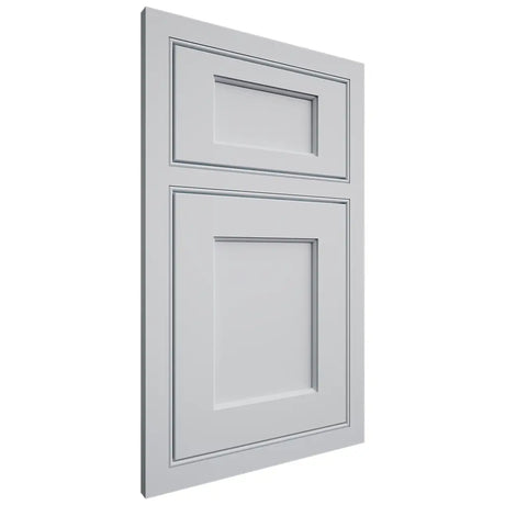 Shiloh Cabinetry Beaded Inset Square Flat Paintable Niebla Azul Door