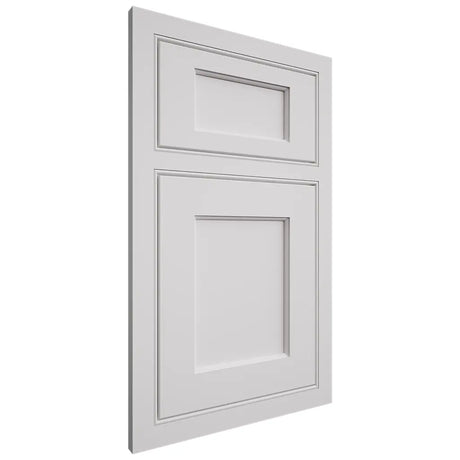 Shiloh Cabinetry Beaded Inset Square Flat Paintable Polar Door