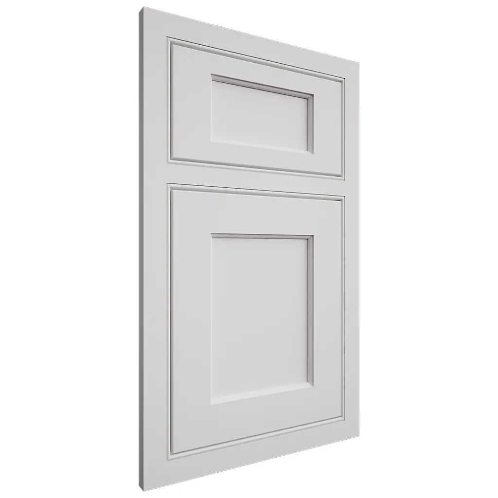 Shiloh Cabinetry Beaded Inset Square Flat Paintable Polar Door