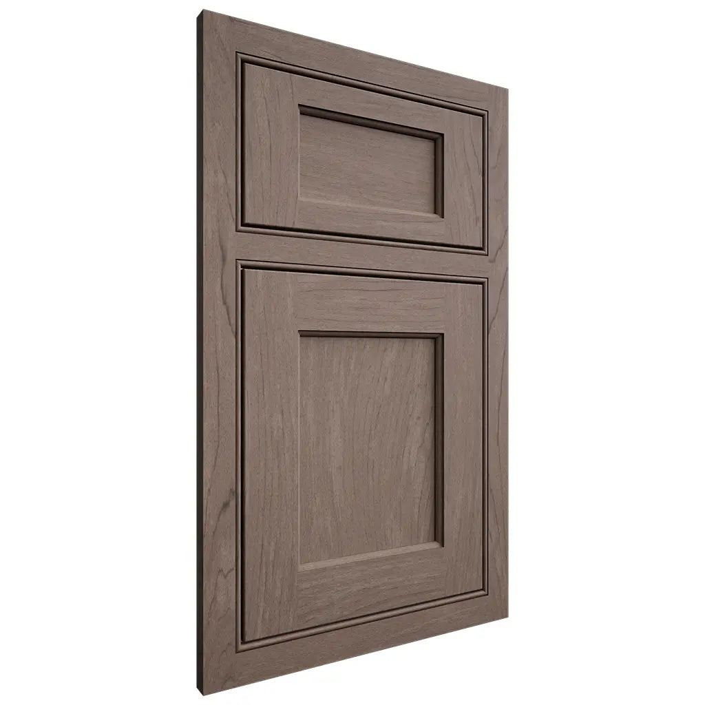Shiloh Cabinetry Beaded Inset Square Flat Poplar Plain Cut River Rock Door