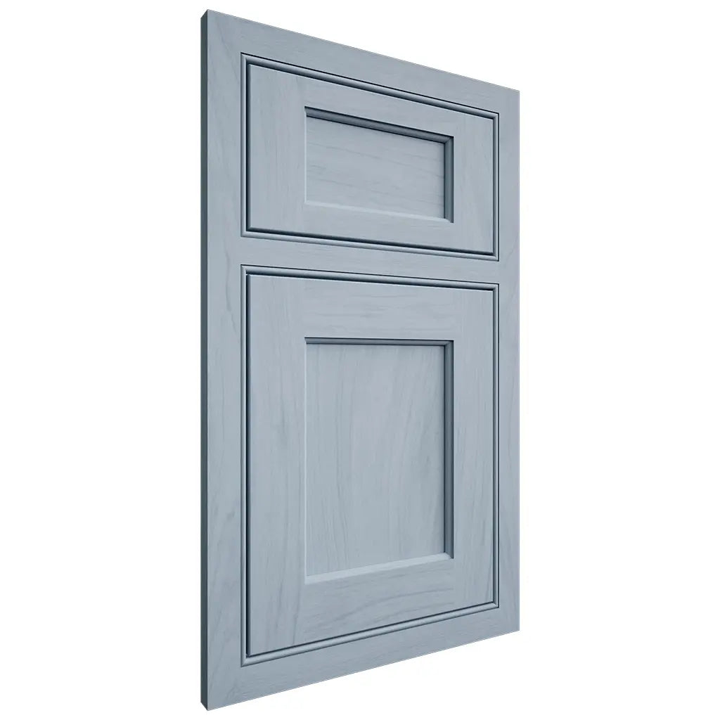 Shiloh Cabinetry Beaded Inset Square Flat Poplar Plain Cut Sky Door