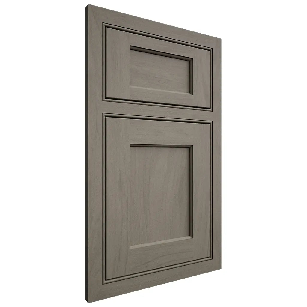 Shiloh Cabinetry Beaded Inset Square Flat Poplar Plain Cut Thyme Door