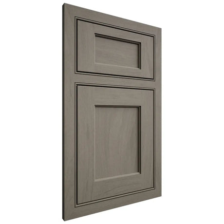 Shiloh Cabinetry Beaded Inset Square Flat Poplar Plain Cut Thyme Door