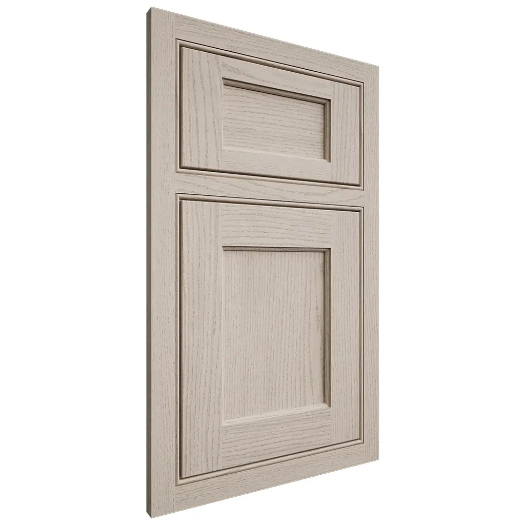 Shiloh Cabinetry Beaded Inset Square Flat Walnut Plain Cut Seagull Door