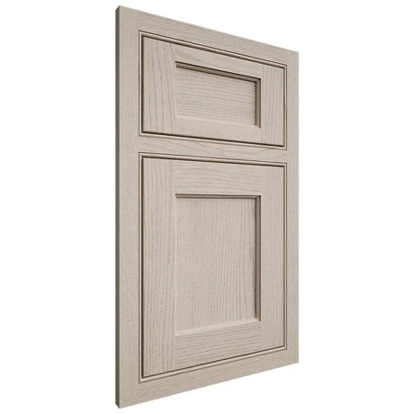 Shiloh Cabinetry Beaded Inset Square Flat Walnut Plain Cut Seagull Door