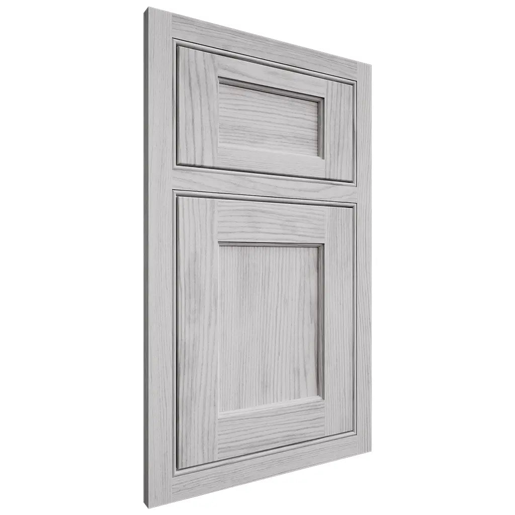 Shiloh Cabinetry Beaded Inset Square Flat Walnut Plain Cut Stratus Door